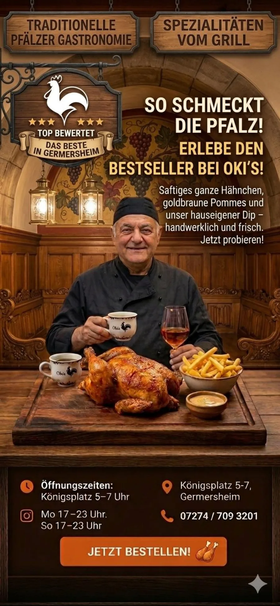 Inhaber von Okis Knusperhähnchen in Germersheim
